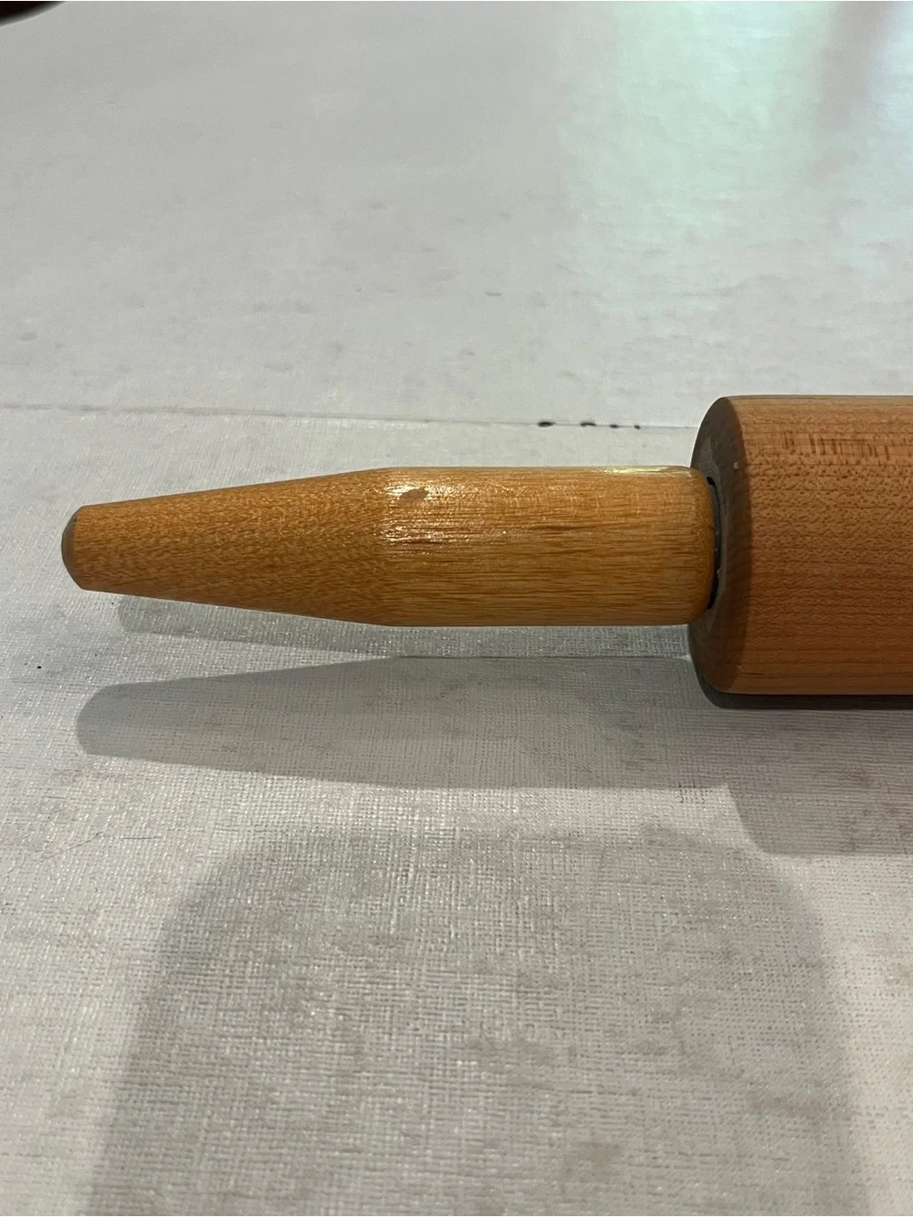 Vintage Natural Brown petite Wooden Rolling Pin. So cute!